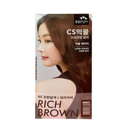 Стойкая крем-краска для волос "Насыщенный каштановый" Flor de Man CS Ink Color Cream Rich Brown