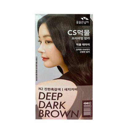 Стойкая крем-краска для волос "Темный каштановый" Flor de Man CS Ink Color Cream Deep Dark Brown