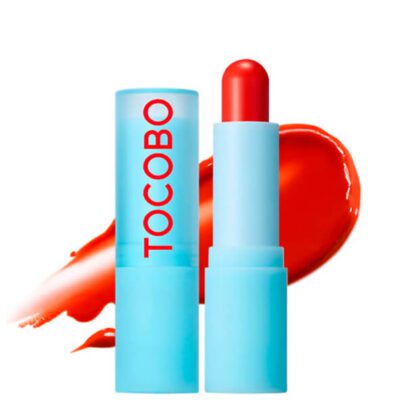 Оттеночный увлажняющий бальзам для губ Tocobo Glass Tinted Tip Balm 013 Tangerine Red