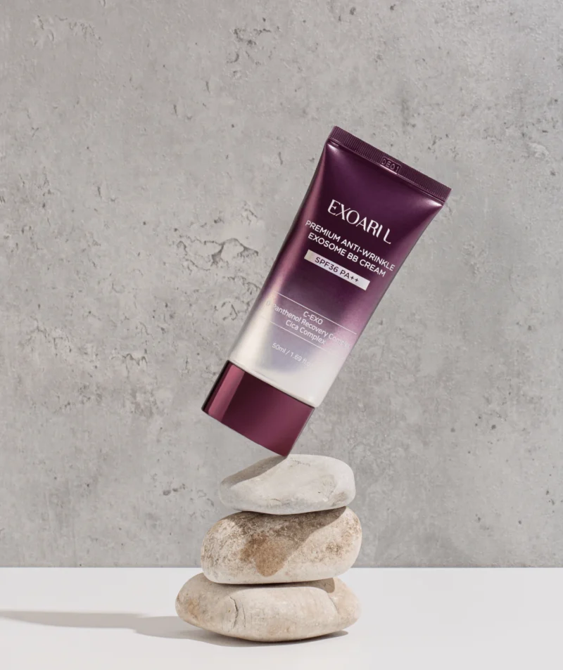 Омолаживающий BB крем с экзосомами EXOARI L Premium Anti-Wrinkle Exosome BB Cream / SPF36 PA++ — изображение 2