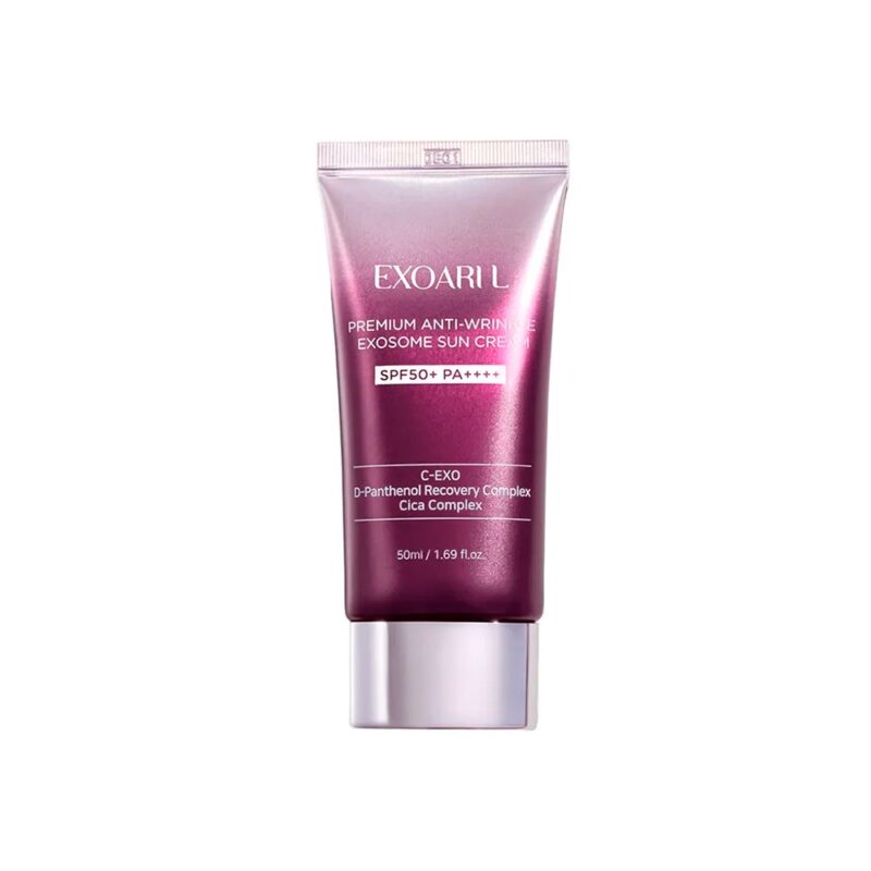Омолаживающий солнцезащитный крем с экзосомами EXOARI L Premium Anti-Wrinkle Exosome Sun Cream SPF50+ PA++++