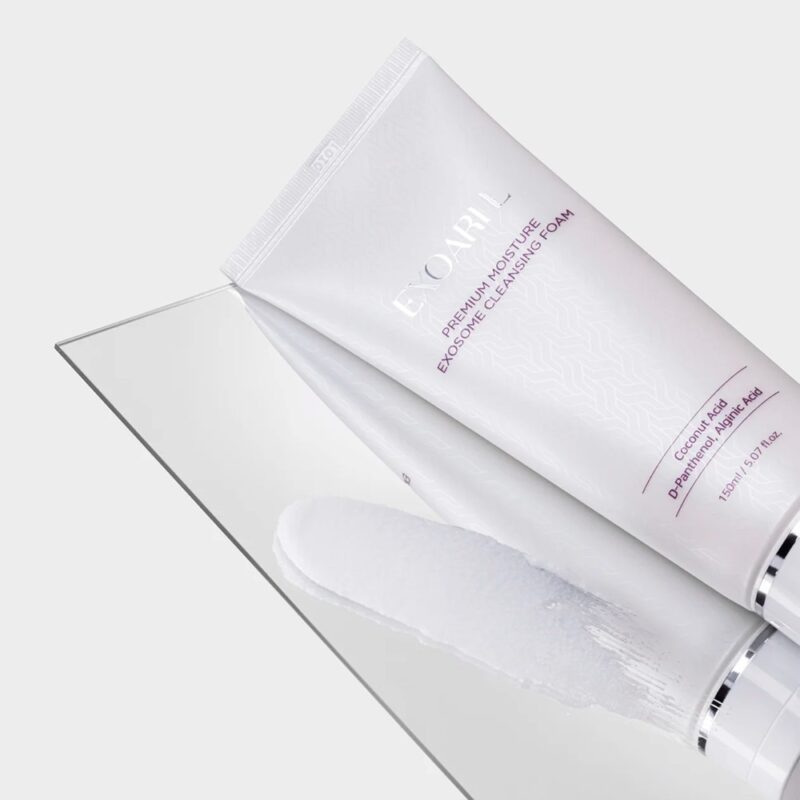 Пенка для умывания с экзосомами EXOARI L Premium Anti-Wrinkle Exosome Moisture Cleansing Foam — изображение 2