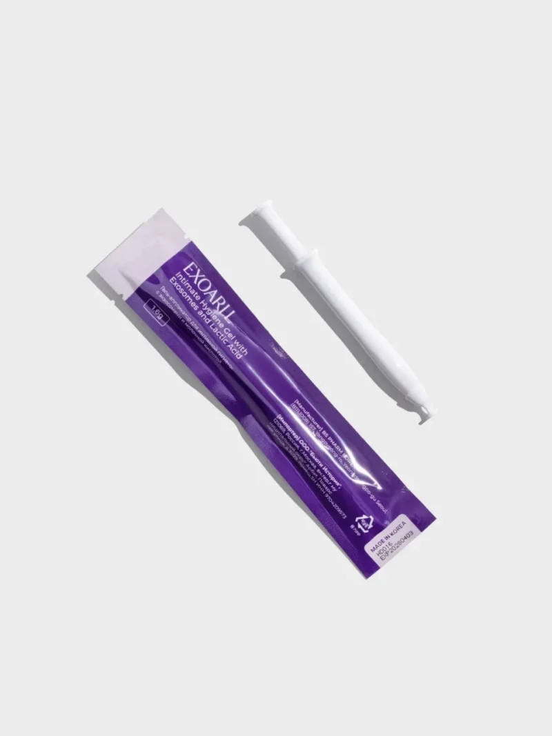 Гель-аппликатор для интимной гигиены с экзосомами EXOARI L Intimate Hygiene Gel with Exosomes and Lactic Acid — изображение 2