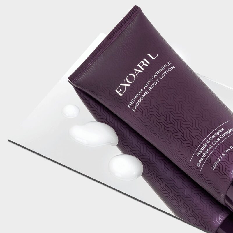 Питательный лосьон для тела с экзосомами EXOARI L Premium Anti-Wrinkle Exosome Body Lotion — изображение 3