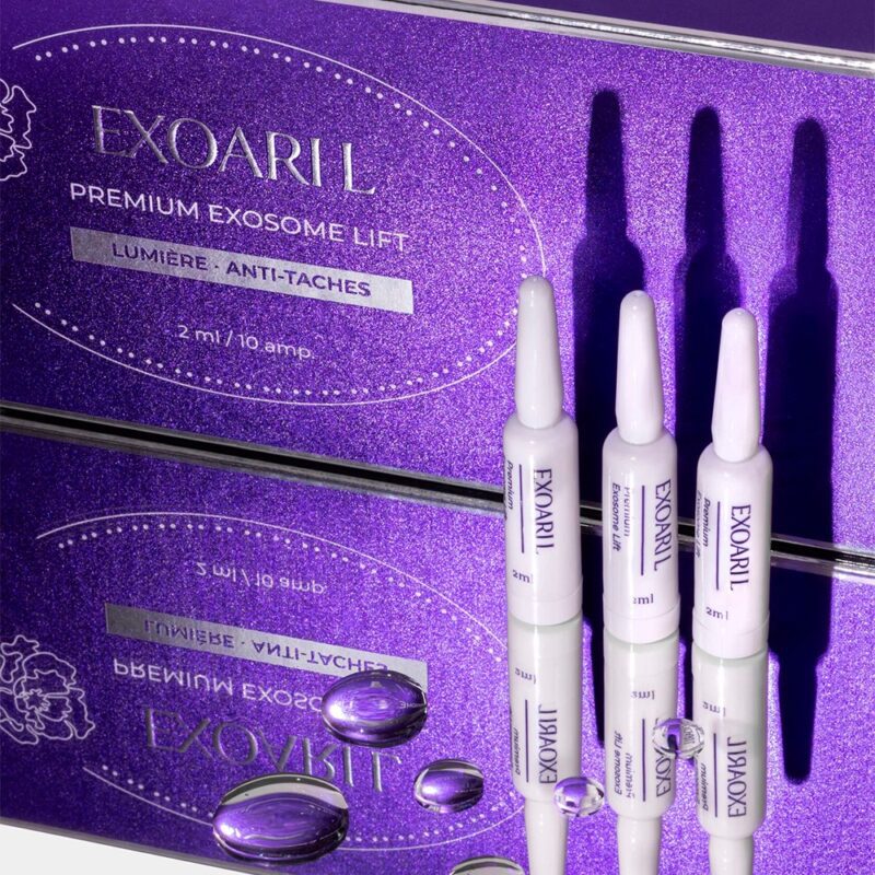 Премиальные омолаживающие ампулы с экзосомами EXOARI L Premium Exosome Lift Lumière Anti-Taches — изображение 3
