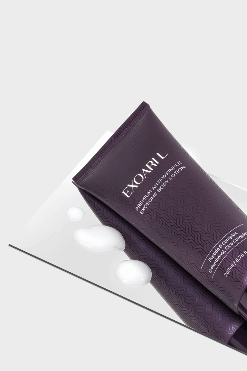 Питательный лосьон для тела с экзосомами EXOARI L Premium Anti-Wrinkle Exosome Body Lotion — изображение 3