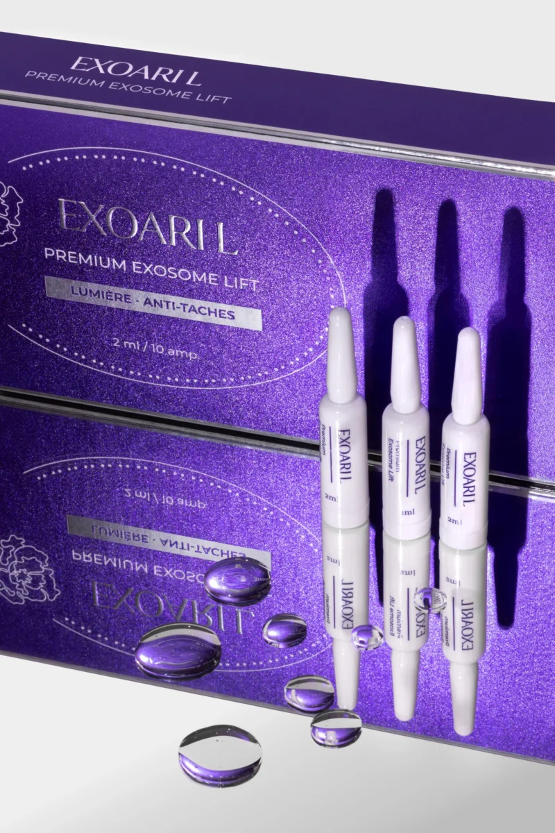 Премиальные омолаживающие ампулы с экзосомами EXOARI L Premium Exosome Lift Lumière Anti-Taches — изображение 3