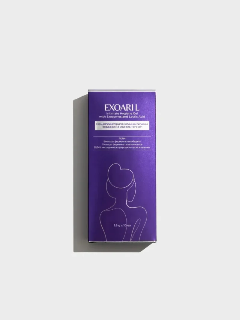 Гель-аппликатор для интимной гигиены с экзосомами EXOARI L Intimate Hygiene Gel with Exosomes and Lactic Acid