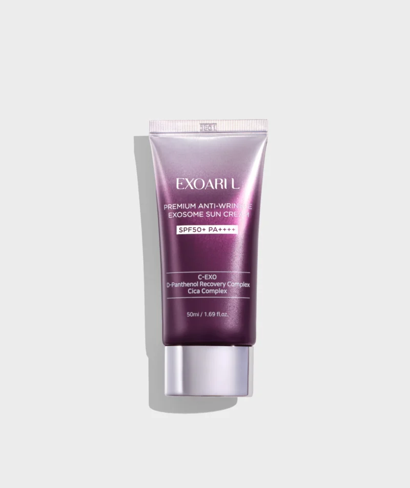 Омолаживающий солнцезащитный крем с экзосомами EXOARI L Premium Anti-Wrinkle Exosome Sun Cream SPF50+ PA++++