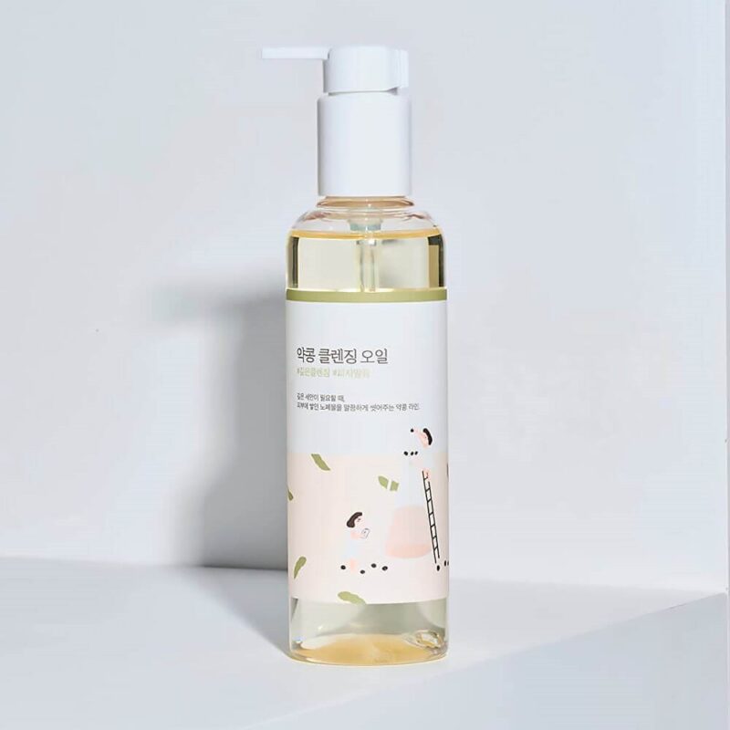 Питательное гидрофильное масло с чёрной соей Round Lab Soybean Cleansing Oil — изображение 3