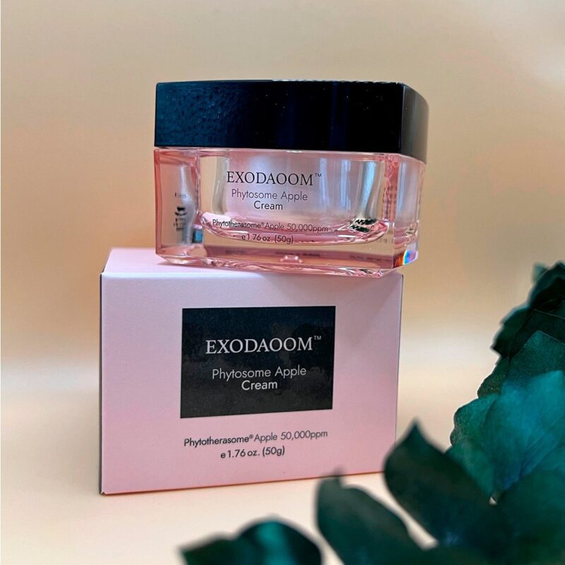 Антивозрастной крем с экзосомами и пептидами Exodaoom Phytosome Apple Cream — изображение 3