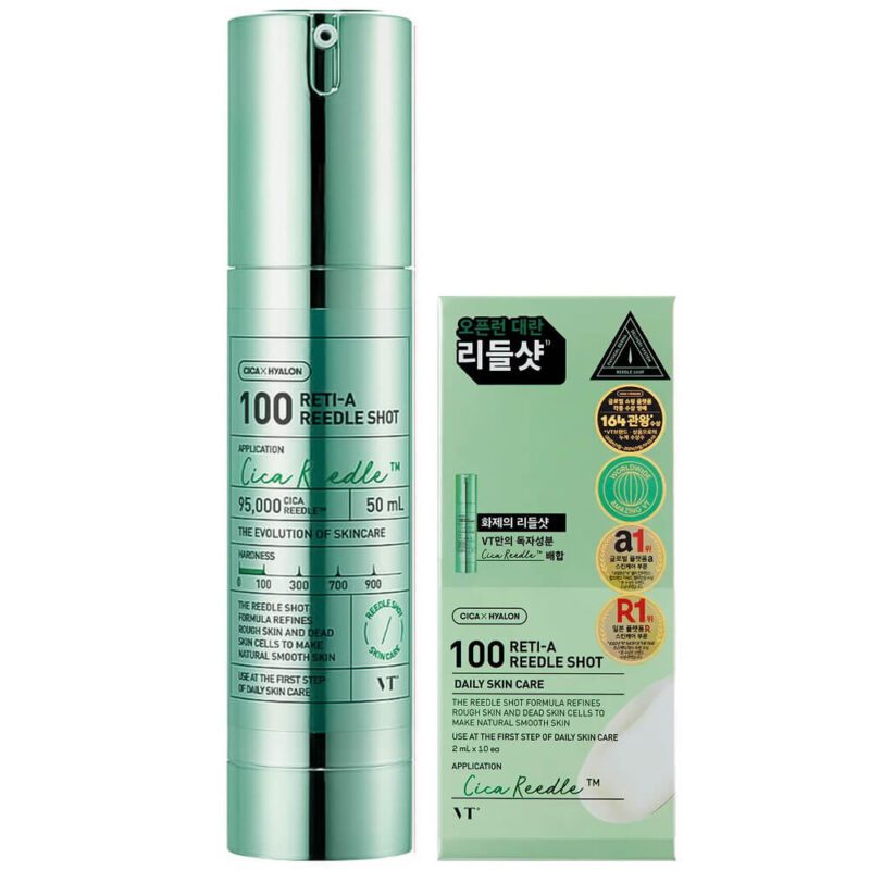 Бустер-сыворотка с микроиглами и ретинолом VT Cosmetics Reti-A Reedle Shot 100 — изображение 2